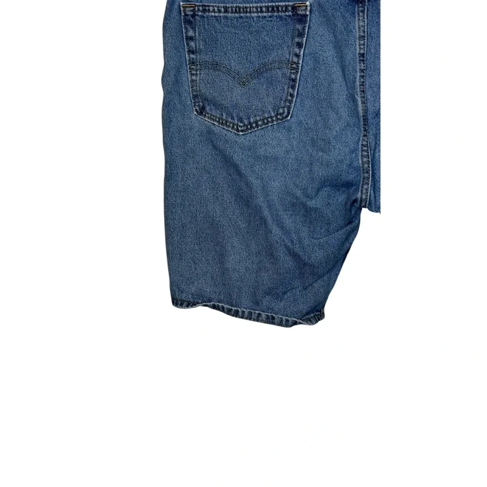 Levi's Men's Shorts Jeans 405 Bermuda‎ Light Wash Denim Hi-Rise Blue Sz. 42